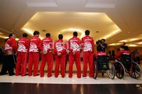 Atlet Indonesia yang akan mengikuti Paralympic London antara lain, Ninengah Widiasih atlet angkat berat, Satyo Budi Hartanto atlet atletik, Agus Ngamin atlet renang, dan David Yakob atlet tenis meja.