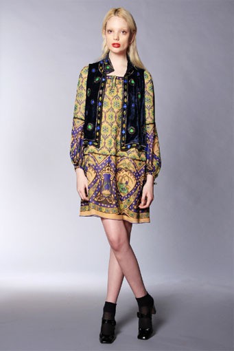 Anna Sui, Resort 2013. New York fashion Week 2013. [dok. Anna Sui]