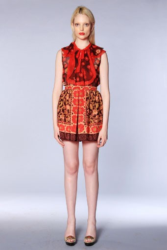 Anna Sui, Resort 2013. New York fashion Week 2013. [dok. Anna Sui]