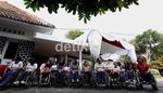 Penyandang Cacat Hadiri Halal Bi Halal Jokowi