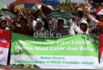 Jemaat GKI Yasmin Demo di Istana