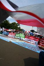 Jemaat GKI Yasmin Demo di Istana