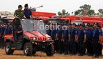 Personel Pemadam Kebakaran Latih Kemampuan