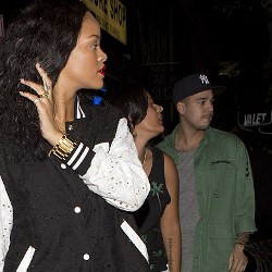 Rob Kardashian & Rihanna Kencan di Arena Go Kart
