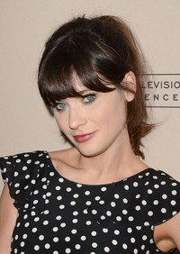 Wajah cantik Zooey Deschanel. Jason Merritt/Getty Images.