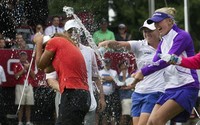 Kemenangan di Kanada Terbuka ini merupakan kemenangan kedua di level profesional. Sebelumnya, Lydia Ko meraih juara di Bing Lee Samsung Womens NSW Open.(REUTERS/Andy Clark)