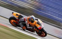 Itu adalah lap terakhir yang berat karena aku tahu Jorge sangat cepat di pertengahan tikungan. Aku bisa mendengar motornya mengikutiku. Aku tahu celah kecil saja akan membuatnya lewat, kata Pedrosa di Autosport. (Foto: REUTERS/David W Cerny)