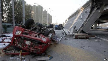 8 Insiden Jembatan Ambruk di China 