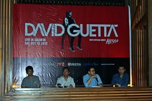David Guetta Hentak Jakarta, 13 Oktober 2012