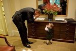 Beginilah Cara Obama Menghadapi Anak-anak
