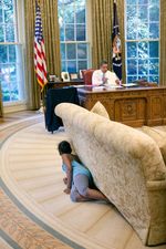 Beginilah Cara Obama Menghadapi Anak-anak