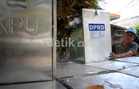Kotak suara siap untuk didistribusikan.