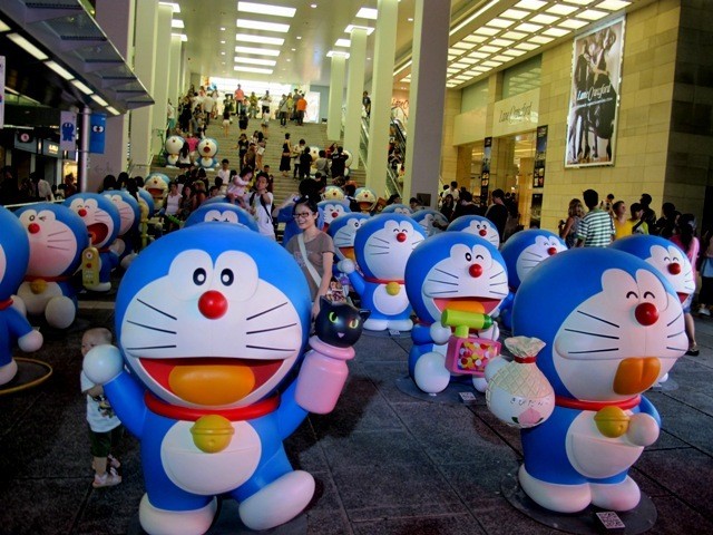 Gemas! Ada 100 Doraemon di Harbour City Hong Kong
