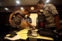 Polisi juga menyita sejumlah barang bukti.