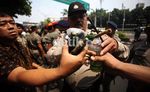 Polisi Sita Senjata Tajam Dari Massa Anti John Kei