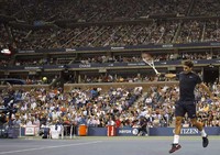Di babak ketiga nanti, Federer akan berhadapan dengan Fernando Verdasco. Petenis asal Spanyol itu melaju ke babak ketiga setelah mengalahkan Albert Ramos 7-6, 5-7, 7-6, dan 6-4. REUTERS/Adam Hunger.