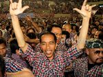 Jokowi-Ahok-Mega di Tengah Massa Kotak-kotak