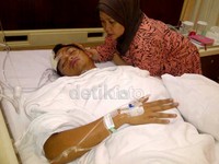 Kecelakaan terjadi pada saat Rezky melintas di kawasan Fatmawati pada Sabtu (1/9) pagi.