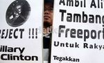 Kedatangan Hillary Clinton ke Jakarta Diprotes