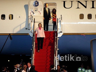 Hillary Clinton Tiba di Jakarta