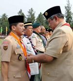 SBY Hadiri Peringatan Hari Pramuka