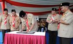SBY Hadiri Peringatan Hari Pramuka