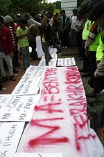 Demo Sengketa Lahan di MA