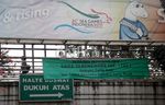 Spanduk Ramaikan Pilgub Jakarta