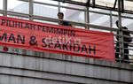 Spanduk Ramaikan Pilgub Jakarta