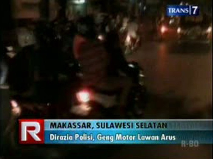 Dirazia Polisi, Geng Motor Lawan Arus