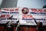 HTI Tolak Kedatangan Hillary Clinton