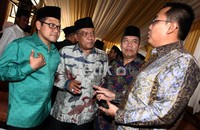 Acara ini juga turut dihadiri oleh Menteri Tenaga Kerja dan Transmigrasi Muhaimin Iskandar dan Menteri Pembangunan Daerah Tertinggal Helmi Faisal.