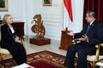 Presiden SBY Terima Hillary Clinton