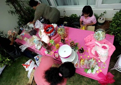 Persiapan Ultah Amora Lemos