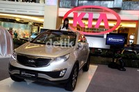 All New Sportage Platinum diluncurkan di mal Taman Anggrek, Jakarta Barat, Rabu (5/9/2012).