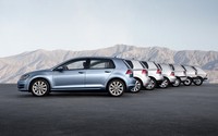 7 Generasi Golf. Golf sudah hidup sejak 38 tahun lalu dengan total terjual 29,13 juta unit. (Dok VW).