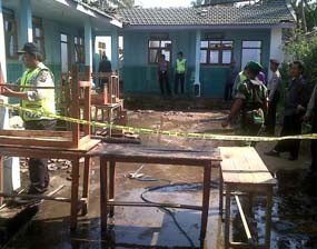 MTs Nurul Irsyad Terbakar, Para Siswa Semburat