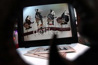 Wayang kulit juga turut dipamerkan.