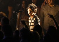Billie Joe cs sukses menggebrak MTV VMA 2012 dengan musik rocknya. Christopher Polk/Getty Images.