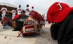 Tim Bisbol DKI Latihan di Halaman Stadion Riau