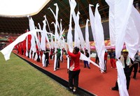 Prosesi gladi bersih ini adalah persiapan terakhir panitia untuk menyajikan seremoni pembukaan yang benar-benar spektakuler.