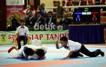 Duel Karateka Cilik Buka Cabang Karate PON XVIII