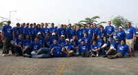 Para karyawan Ford Motor Indonesia berfoto bersama. (dok Ford).