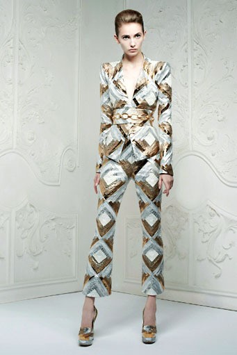 Alexander McQueen, Resort 2013. Paris Fashion Week 2013. [dok. Alexander McQueen]