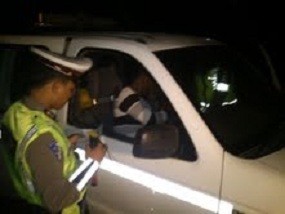 Antisipasi Teroris, Polisi Razia Jalur Masuk ke Samarinda