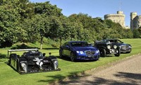 Deretan mobil Bentley, mulai dari mobil sport, saloon dan mobil zaman dulu di Istana Windsor. (dok Bentley).