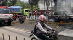 Range Rover Terbakar di Permata Hijau