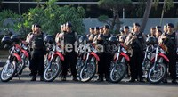 Polisi bermotor dengan senjata laras panjang juga akan diterjunkan untuk mengamankan Pilgub DKI putaran kedua.