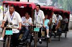 Geliat Becak di Shichahai