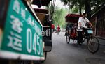 Geliat Becak di Shichahai